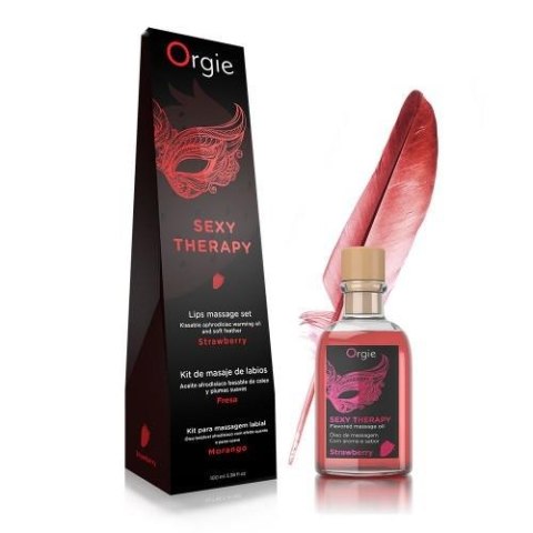 Żel-LIPS MASSAGE KIT STRAWBERRY - 100 ML Żel-LIPS MASSAGE KIT STRAWBERRY - 100 ML