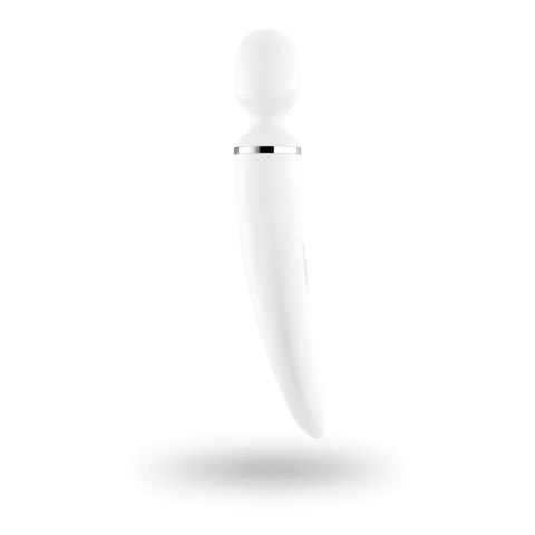 Wibrator - Satisfyer Wand-er Woman (White/Chrome) Wibrator - Satisfyer Wand-er Woman (White/Chrome)