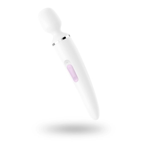 Wibrator - Satisfyer Wand-er Woman (White/Chrome) Wibrator - Satisfyer Wand-er Woman (White/Chrome)