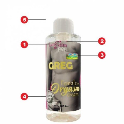 Żel - Lovestim POP GREG 150 ml Żel - Lovestim POP GREG 150 ml