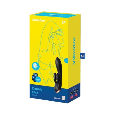 Wibrator-Double Flex Connect App (Black) Wibrator-Double Flex Connect App (Black)