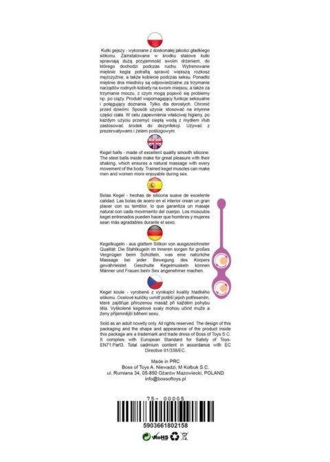 Silicone Kegel Balls 29mm 60g Purple - B - Series Silicone Kegel Balls 29mm 60g Purple - B - Series