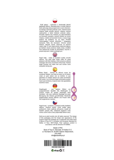 Silicone Kegel Balls 32mm 125g Purple - B - Series Silicone Kegel Balls 32mm 125g Purple - B - Series