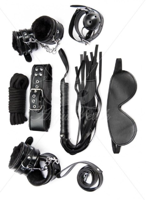 7 Pieces Black Bondage Set 7 Pieces Black Bondage Set