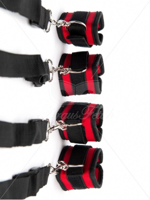 Black And Red Wrist And Ankle Bed Black And Red Wrist And Ankle Bed