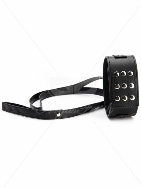 Black Collar With Leash Black Collar With Leash