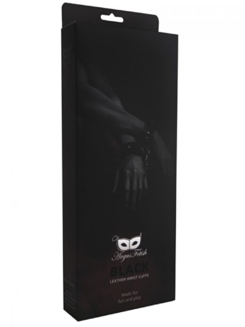 Black Leather Wrist Cuffs Black Leather Wrist Cuffs