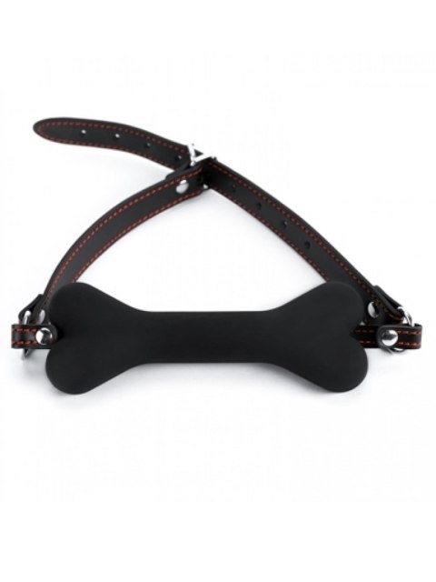 Black Silicone Bone Gag Black Silicone Bone Gag