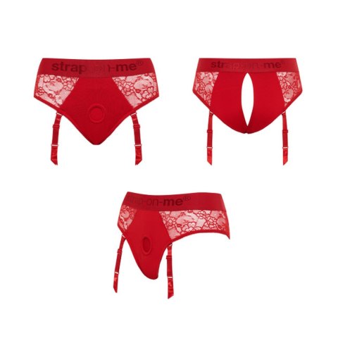 HARNESS LINGERIE DIVA - L - RED HARNESS LINGERIE DIVA - L - RED