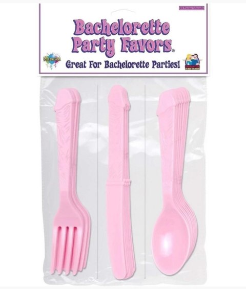 B.P. Pecker Party Utensils - Pink B.P. Pecker Party Utensils - Pink