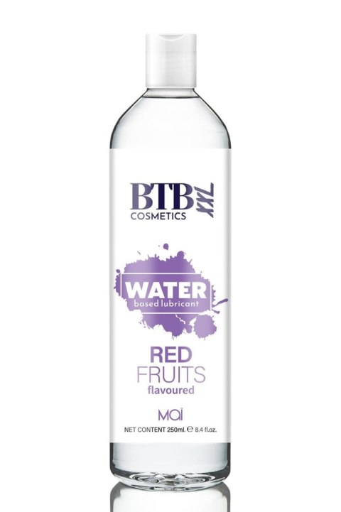 BTB WATER BASED FLAVORED RED FRUITS LUBRICANT 250ML BTB WATER BASED FLAVORED RED FRUITS LUBRICANT 250ML