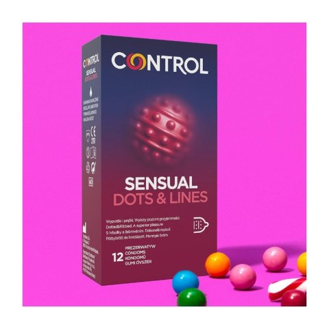 Control Sensual Dots & Lines 12""s Control Sensual Dots & Lines 12""s