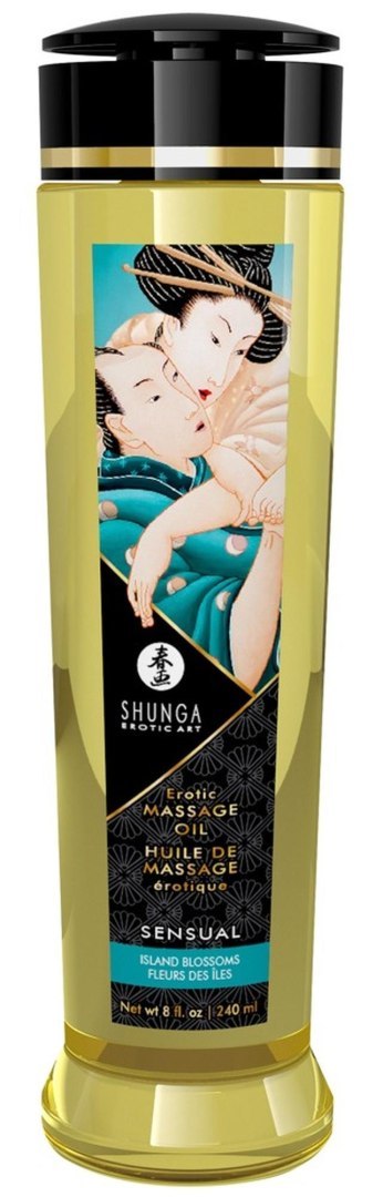 Massage Oil Sensual ISLAND BLOSSOMS Massage Oil Sensual ISLAND BLOSSOMS