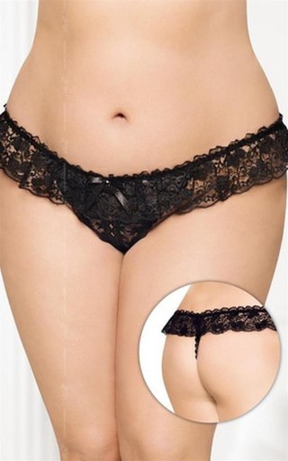G-string 2432 - Plus Size - black XL-3XL