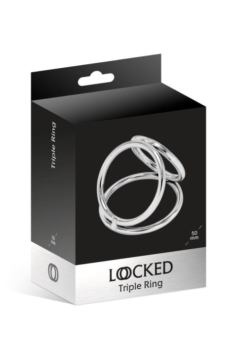 LOCKED TRIPLE RING 50/37/45 MM (Size: T2) LOCKED TRIPLE RING 50/37/45 MM (Size: T2)