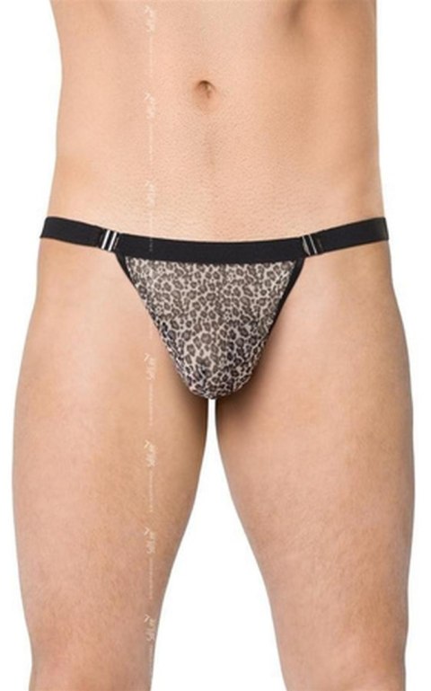 Mens Thong 4528 - grey panther OneSize Mens Thong 4528 - grey panther OneSize