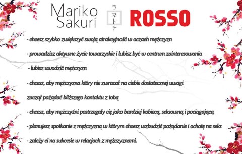 Feromony-Mariko Sakuri ROSSO 15 ml for women Feromony-Mariko Sakuri ROSSO 15 ml for women