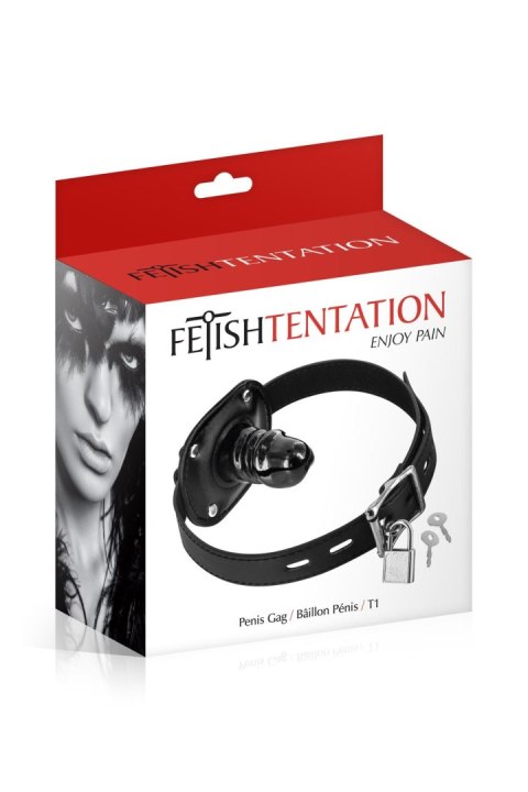 GAG WITH SMALL DONG BLACK (Size: T1) GAG WITH SMALL DONG BLACK (Size: T1)