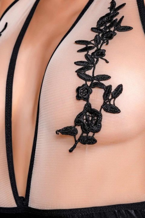 Wetlook body dress KIARA - black M Wetlook body dress KIARA - black M