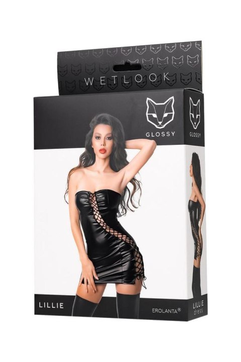 Wetlook dress Lillie - black S Wetlook dress Lillie - black S