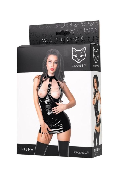 Wetlook dress Trisha - black M Wetlook dress Trisha - black M