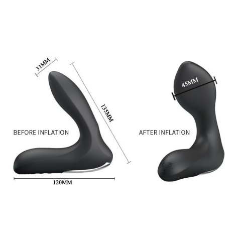 PRETTY LOVE - Leonard USB 12 Functions (black) PRETTY LOVE - Leonard USB 12 Functions (black)