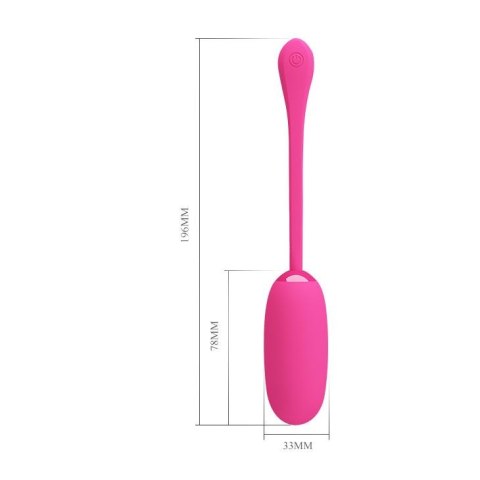 PRETTY LOVE - JULIUS EGG Pink 12 function vibrations