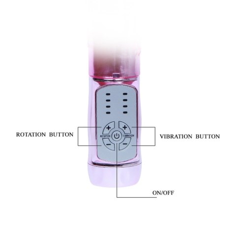 BAILE - THROBBING BUTTERFLY, 12 vibration functions 4 rotation functions Thrusting