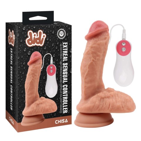 Extreal Sensual Controller Vibrating Dildo Flesh Extreal Sensual Controller Vibrating Dildo Flesh