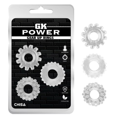 Gear Up Rings-Clear Gear Up Rings-Clear