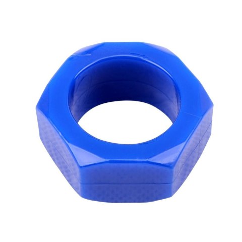 Nust Bolts Cock Ring-Blue Nust Bolts Cock Ring-Blue