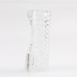 Super Sucker Vibrating Stroker 5,1" Clear