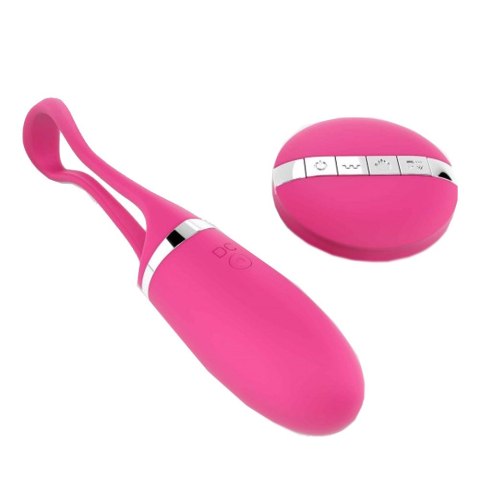 Jajeczko do pochwowy z wibracjami na pilota. 10 wibracji. Delight magenta Jajeczko do pochwowy z wibracjami na pilota. 10 wibracji. Delight magenta
