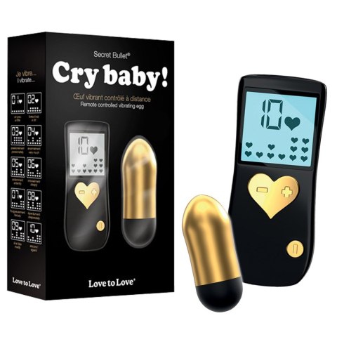 Jajeczko stymulujące pochwę Cry Baby Gold Jajeczko stymulujące pochwę Cry Baby Gold