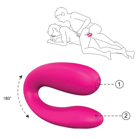 Masażer dla par Sweet Couple Pink Masażer dla par Sweet Couple Pink