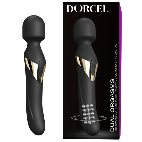 Wibrator dwustronny DUAL ORGASMS z rotacją. Mocny masażer.