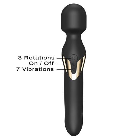 Wibrator dwustronny DUAL ORGASMS z rotacją. Mocny masażer.