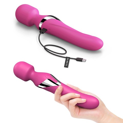 Wibrator dwustronny z rotacją. Mocny. Masażer .Dual Orgasms magenta Wibrator dwustronny z rotacją. Mocny. Masażer .Dual Orgasms magenta
