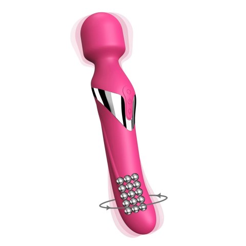 Wibrator dwustronny z rotacją. Mocny. Masażer .Dual Orgasms magenta Wibrator dwustronny z rotacją. Mocny. Masażer .Dual Orgasms magenta