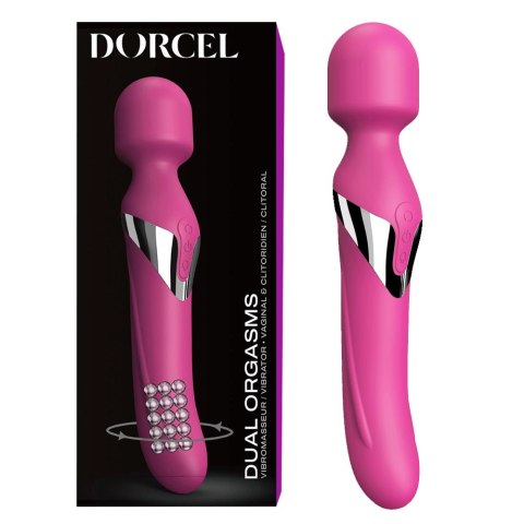 Wibrator dwustronny z rotacją. Mocny. Masażer .Dual Orgasms magenta Wibrator dwustronny z rotacją. Mocny. Masażer .Dual Orgasms magenta
