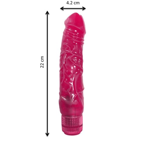 Wibrator żelowy, duży, gruby, elastyczny. Jelly Boy. Wibrator żelowy, duży, gruby, elastyczny. Jelly Boy.