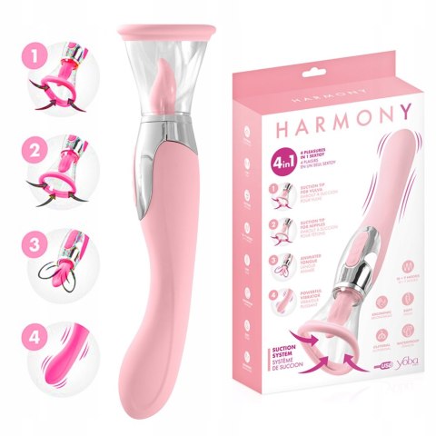 Dwustronny wibrator Harmony Rose Dwustronny wibrator Harmony Rose