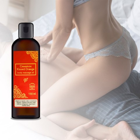 Olejek do masażu ciała. Zmysłowy i pobudzający. Cinnamon Kissed Orange 150 ml.