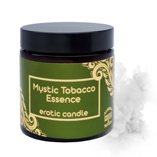 Zmysłowa świeca sojowa do romantycznych chwil. Świeca o zapachu Mystic Tobacco Essence.